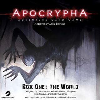 Portada juego de mesa Apocrypha Adventure Card Game: Box One – The World