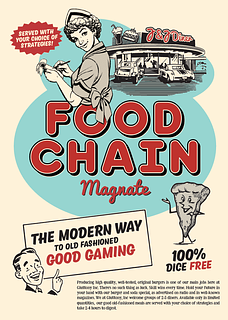 Portada juego de mesa Food Chain Magnate