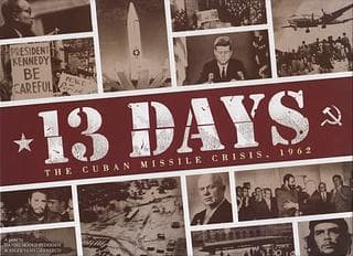 Portada juego de mesa 13 Días: La crisis de los misiles en Cuba