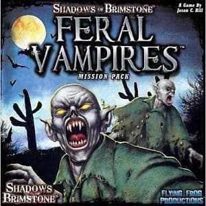 Portada juego de mesa Shadows of Brimstone: Feral Vampires Mission Pack
