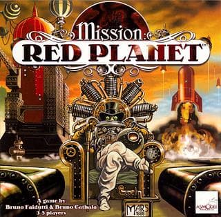 Portada juego de mesa Mission: Red Planet