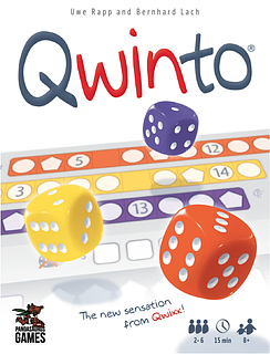 Portada juego de mesa Qwinto