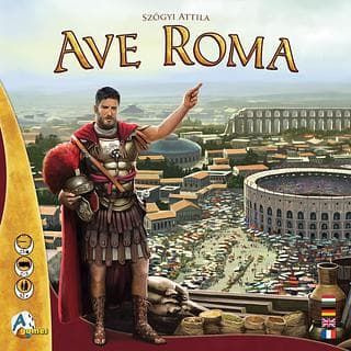 Portada juego de mesa Ave Roma