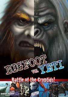 Portada juego de mesa Bigfoot vs. Yeti