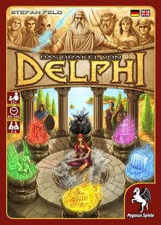Portada juego de mesa El Oráculo de Delfos