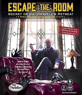 Portada juego de mesa Escape The Room: El secreto del Dr. Gravely