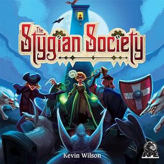 Portada juego de mesa The Stygian Society