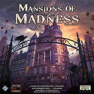Portada juego de mesa Las Mansiones de la Locura: Segunda Edición