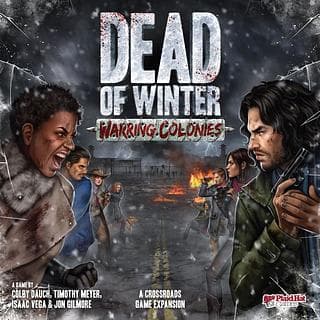 Portada juego de mesa Dead of Winter: Colonias en Guerra