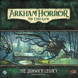 Portada juego de mesa Arkham Horror: El Juego de Cartas – El Legado de Dunwich: Expansión