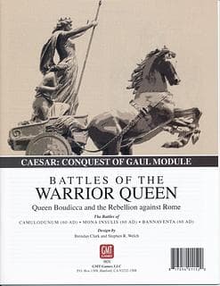 Portada juego de mesa Battles of the Warrior Queen