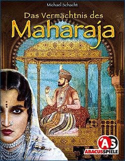 Portada juego de mesa El legado del Maharaja