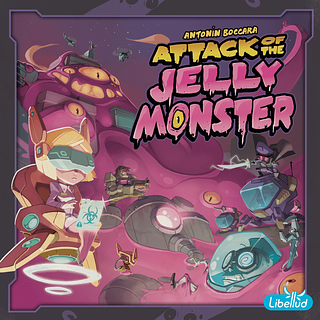 Portada juego de mesa Attack of the Jelly Monster