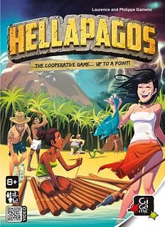 Portada juego de mesa Hellapagos