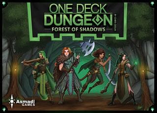Portada juego de mesa One Deck Dungeon: Forest of Shadows