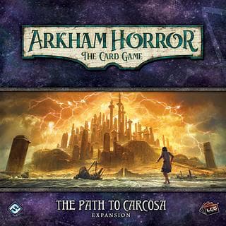 Portada juego de mesa Arkham Horror: El Juego de Cartas – El Camino a Carcosa: Expansión