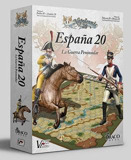 Portada juego de mesa España 20: La Guerra Peninsular