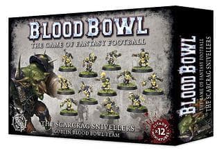 Portada juego de mesa Blood Bowl (2016 edition): The Scarcrag Snivellers – Goblin Blood Bowl Team