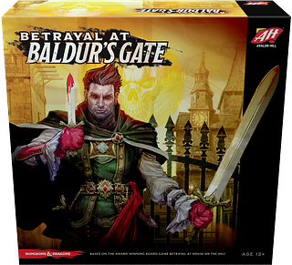 Portada juego de mesa Betrayal at Baldur's Gate