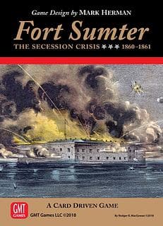 Portada juego de mesa Fort Sumter: The Secession Crisis, 1860-61