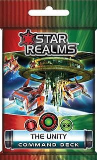 Portada juego de mesa Star Realms: Mazo de mando – La Unificación