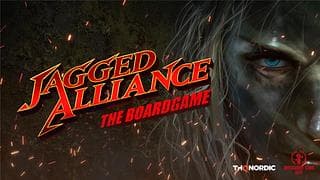 Portada juego de mesa Jagged Alliance: The Board Game