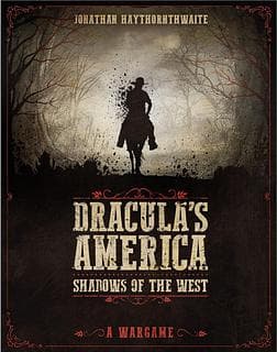Portada juego de mesa La América de Drácula: Sombras del Oeste