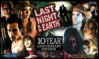 Portada juego de mesa Last Night on Earth: The Zombie Game – 10 Year Anniversary Edition