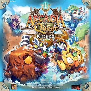 Portada juego de mesa Arcadia Quest: Jinetes