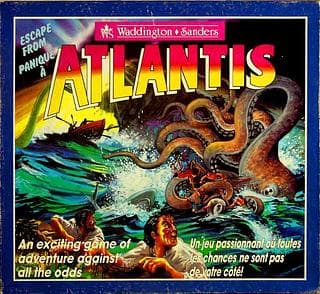 Portada juego de mesa Escape from Atlantis