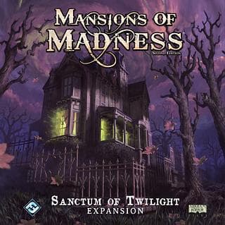 Portada juego de mesa Las Mansiones de la Locura: Segunda Edición – El Santuario del Crepúsculo: Expansión