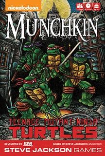 Portada juego de mesa Munchkin Teenage Mutant Ninja Turtles