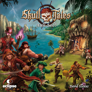 Portada juego de mesa Skull Tales: ¡A toda vela!