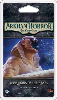 Portada juego de mesa Arkham Horror: El Juego de Cartas – Guardianes del Abismo: Pack de Escenario