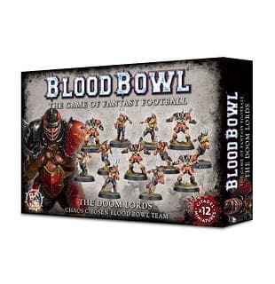 Portada juego de mesa Blood Bowl (2016 edition): The Doom Lords – Chaos Chosen Blood Bowl Team