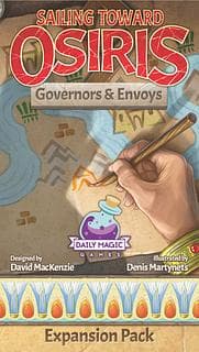 Portada juego de mesa Navegando hacia Osiris: Gobernadores y Agentes