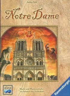Portada juego de mesa Notre Dame