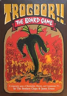 Portada juego de mesa Trogdor!! The Board Game