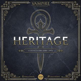 Portada juego de mesa Vampire: The Masquerade – Heritage