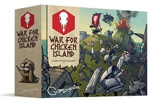 Portada juego de mesa War For Chicken Island
