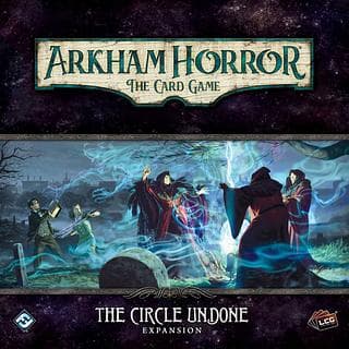 Portada juego de mesa Arkham Horror: El Juego de Cartas – El Círculo Roto: Expansión