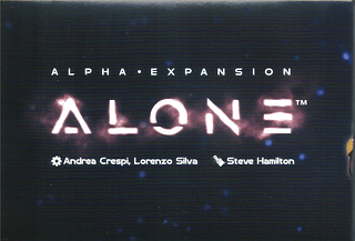 Portada juego de mesa Alone: Alpha Expansion