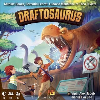 Portada juego de mesa Draftosaurus
