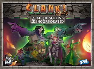Portada juego de mesa Clank! Legacy: Acquisitions Incorporated