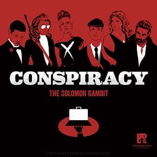 Portada juego de mesa Conspiracy: The Solomon Gambit