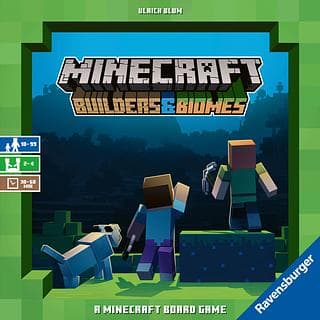 Portada juego de mesa Minecraft: Builders & Biomes