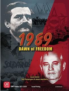 Portada juego de mesa 1989: Dawn of Freedom