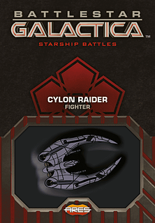 Portada juego de mesa Battlestar Galactica: Starship Battles – Cylon Raider
