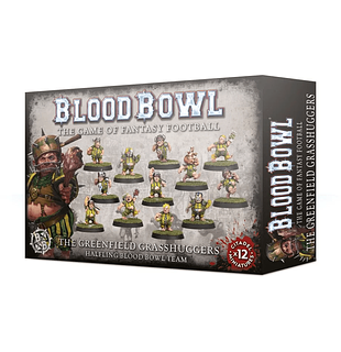 Portada juego de mesa Blood Bowl (2016 edition): Greenfield Grasshuggers – Halfling Blood Bowl Team