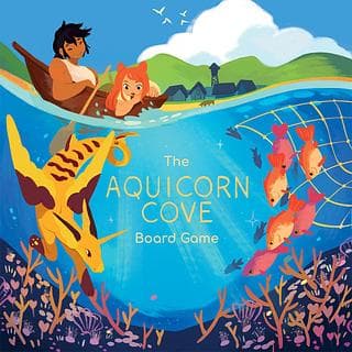 Portada juego de mesa The Aquicorn Cove Board Game